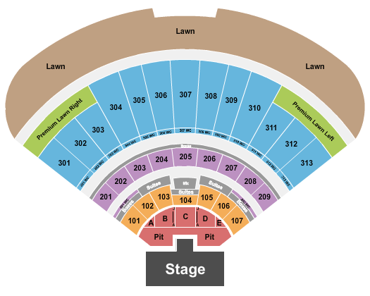 Morton Amphitheater Thomas Rhett Seating Chart